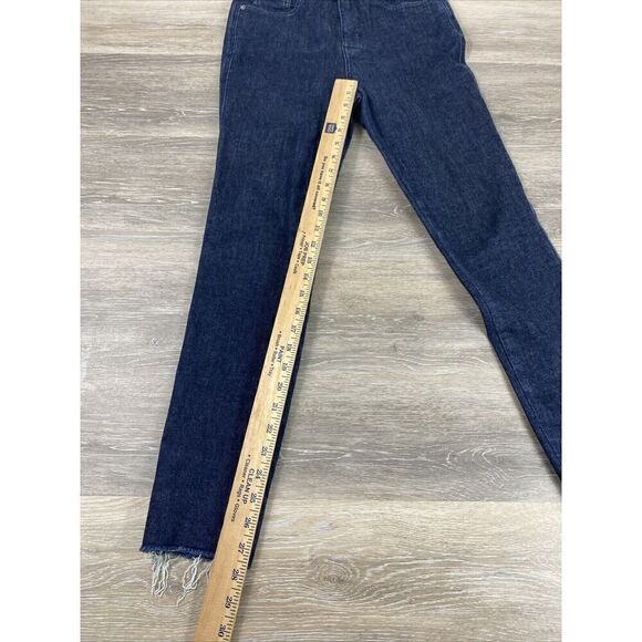 Judy Blue Skinny Fit Jeans Raw Hem Medium Wash Women's Size 5/27 - Picture 8 of 11